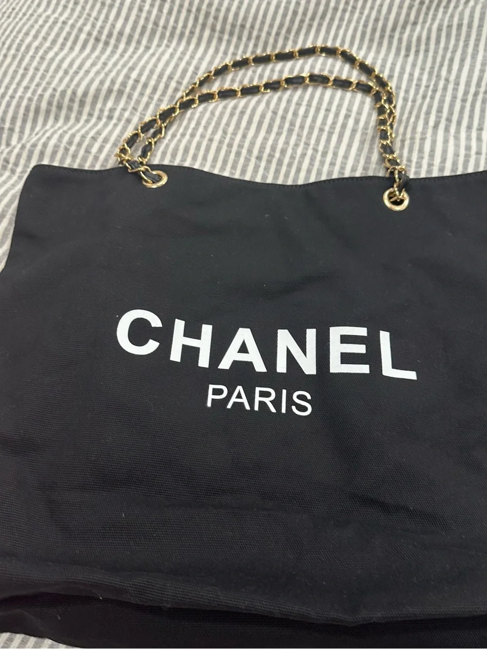Handmade black canvas